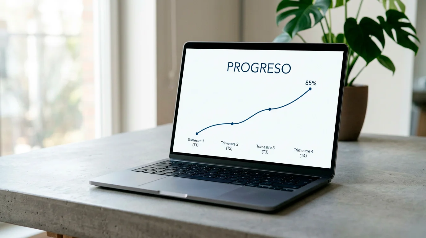 Gráfico de líneas simple mostrando el crecimiento interanual del GGR del juego online en España